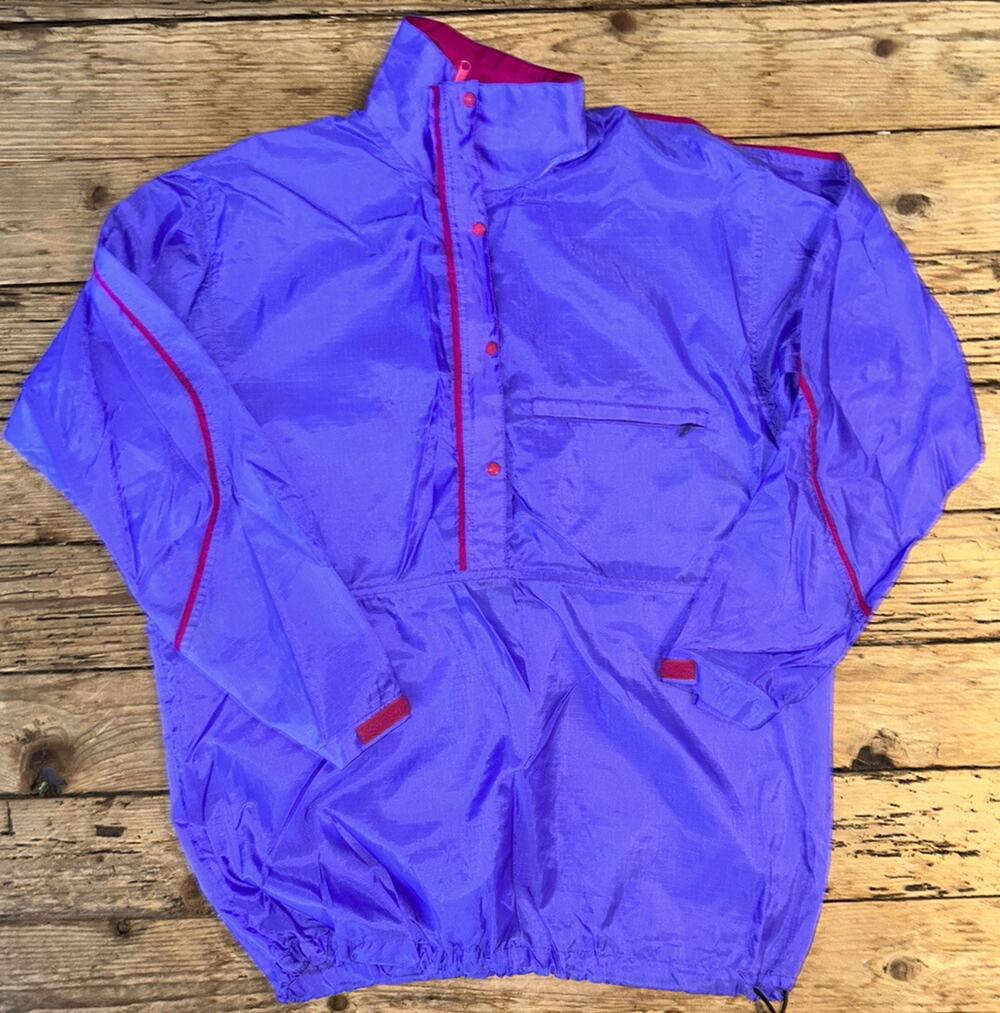 Vintage pacer men’s size S purple windbreaker